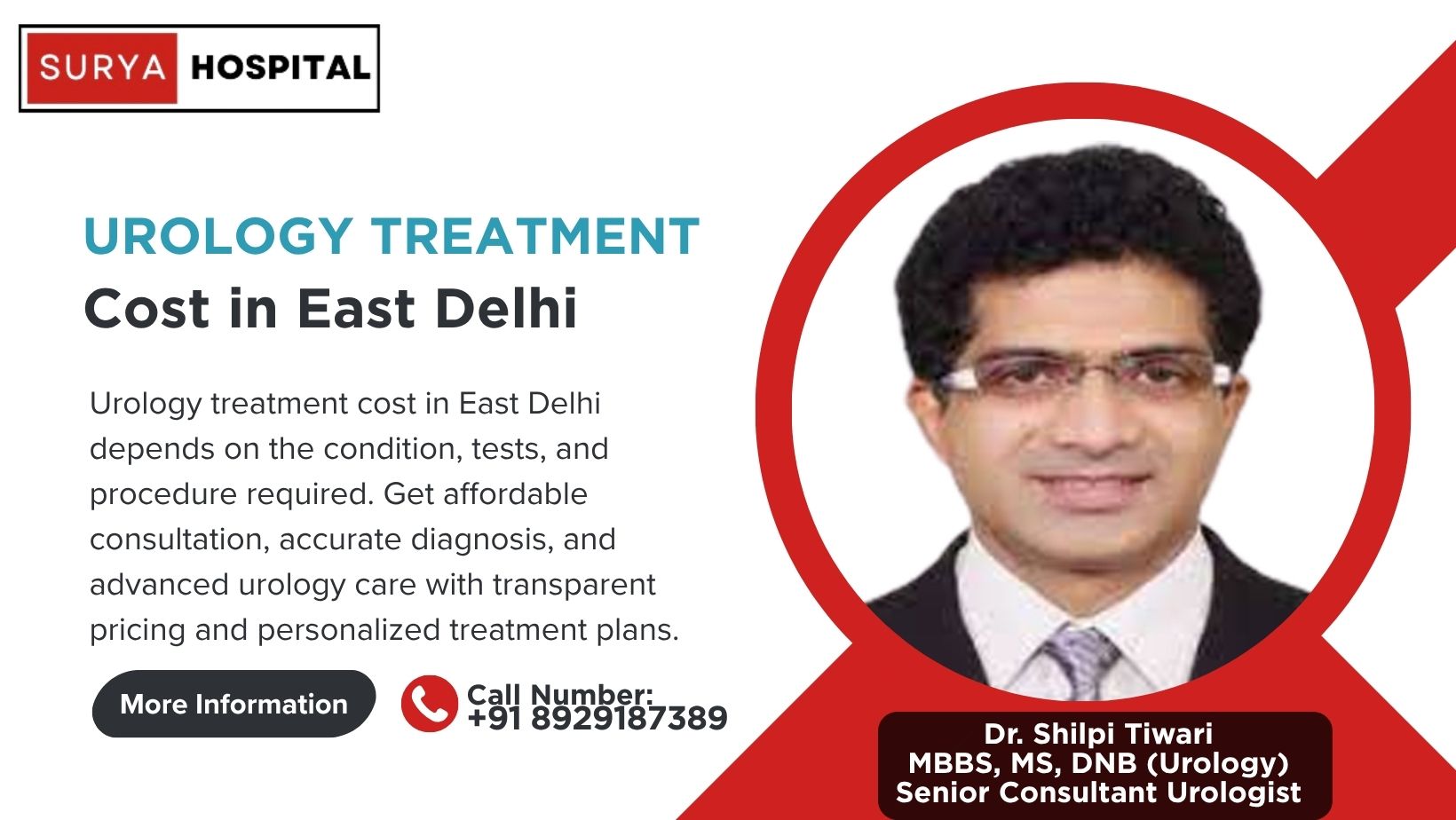Urology Treatment Cost In East Delhi For Health Care